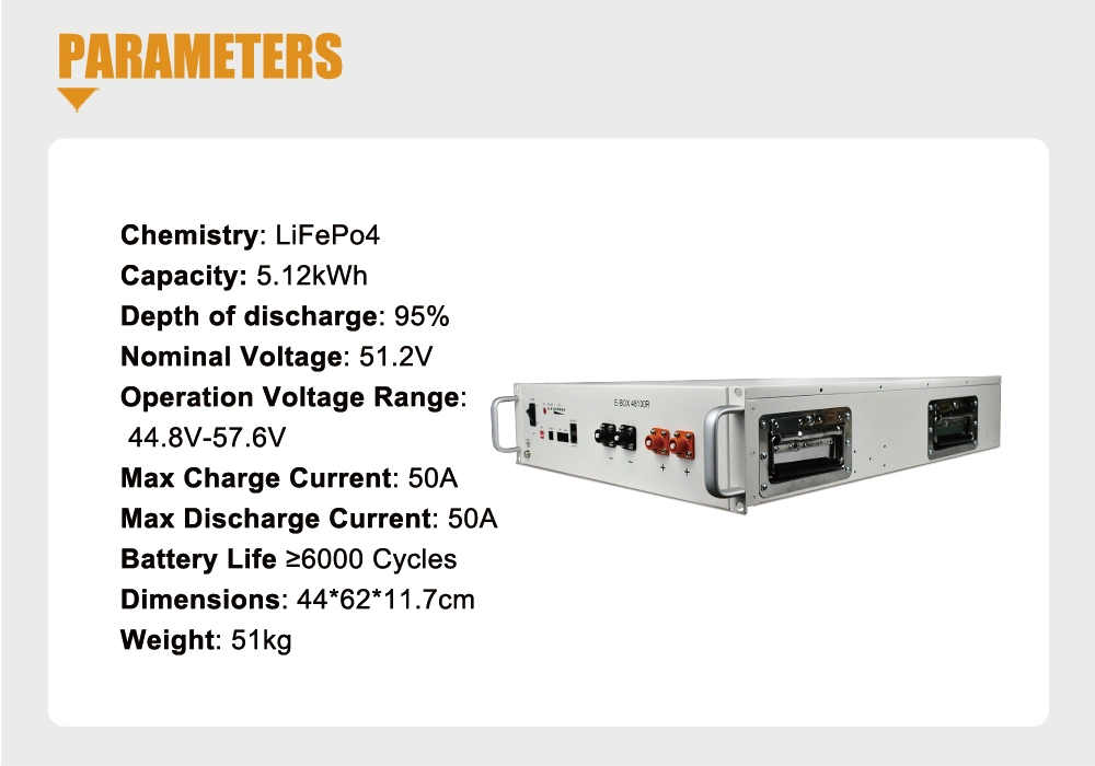 Pytes-48100r 48V 100ah Bess Deep Cycle Battery Solar Energy Storage System LiFePO4 Battery Power Bank Lithium Iron Battery