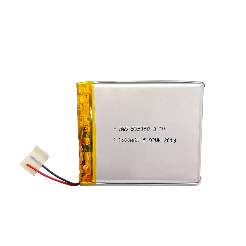 Lipo Battery 535058 Rechargeable Li-Polymer Batteries Lco Cell 3.7V 1600mAh From Factory