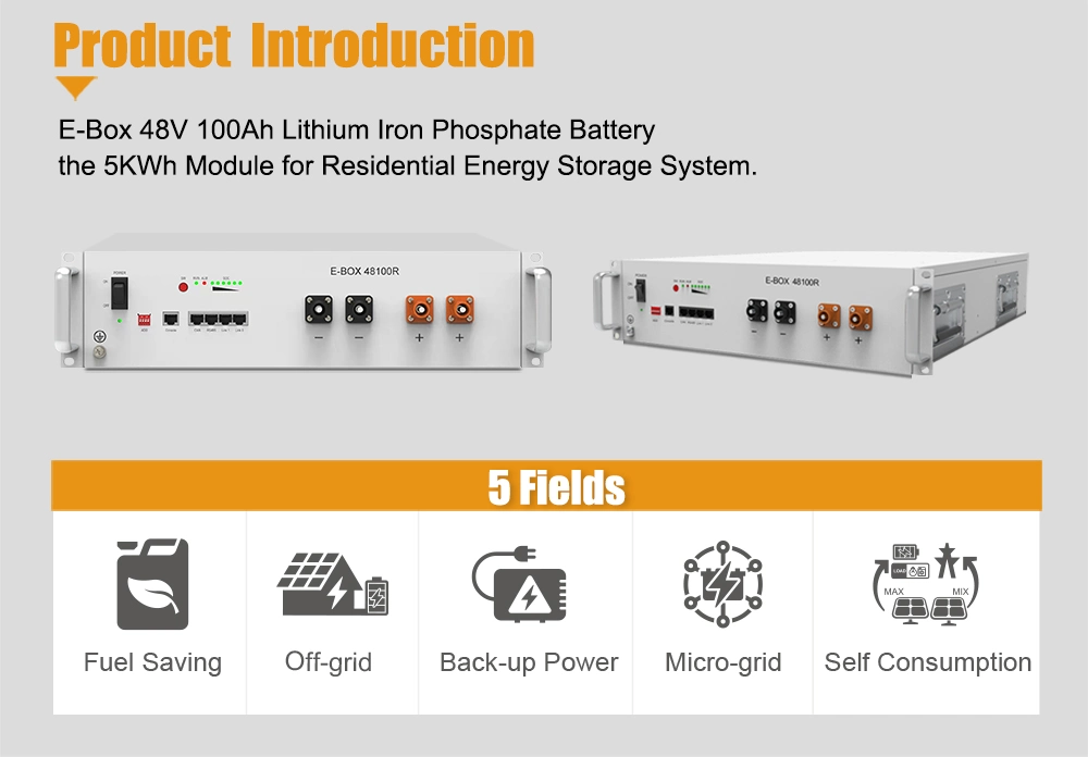 Pytes 48V 100ah Bess Lithium Iron LFP Battery Energy Storage Battery for Solar Renewable Storage Energy System