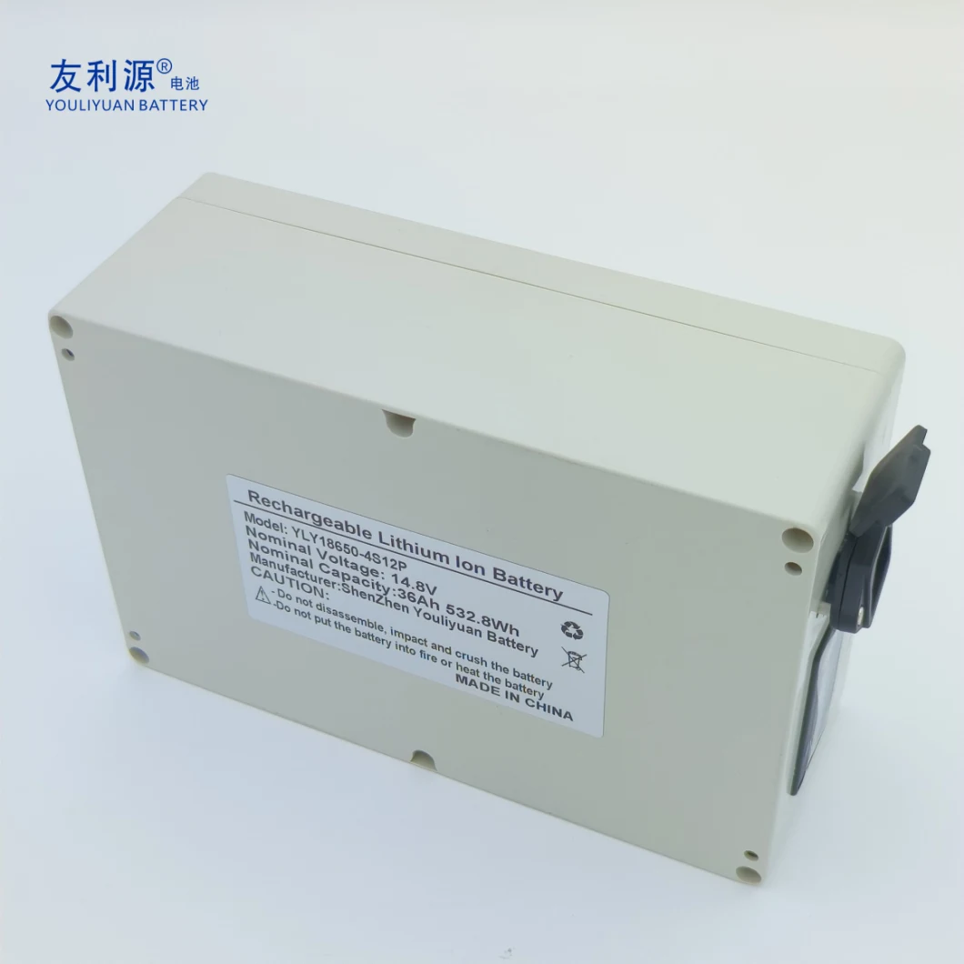 Battery Manufacturer Wholesale 2800mAh 18650 Cell 4s12p 14.8V 36ah EV Engergy Storage System Li-ion Battery with Display Screen