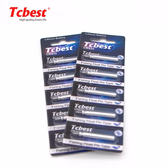 Batteria speciale al litio biossido di manganese Cr435 435 425 3.0V di alta qualità per la pesca